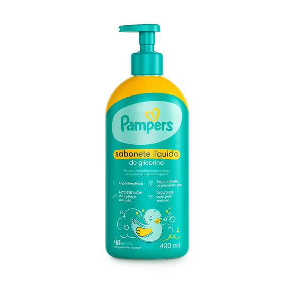 Sabonete Líquido para o Corpo Pampers Glicerina 400ml